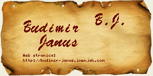 Budimir Janus vizit kartica